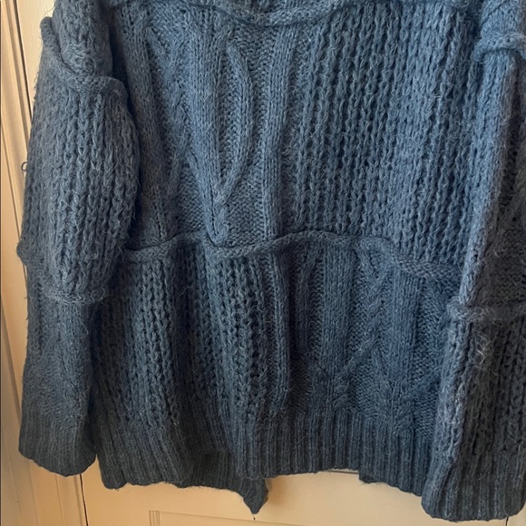 She + Sky Blue Knit Cardigan - Picture 5 of 5